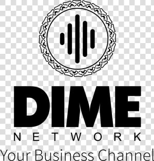 Dime Logo Black With Slogan  HD Png Download