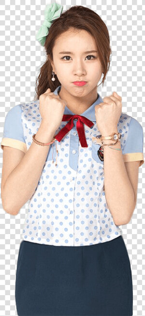 Twice Chaeyoung Clenched Fists   Chaeyoung Png  Transparent Png