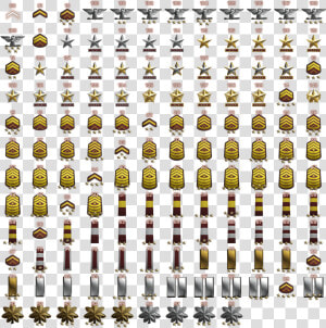 Military Ts Icons Rank  HD Png Download