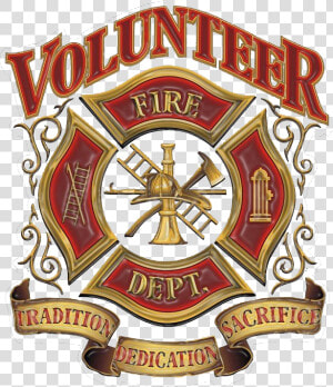 Firefighter Clipart Symbol   Volunteer Fire Department Emblem  HD Png Download