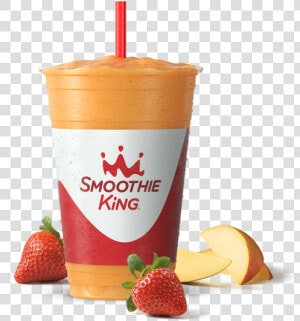 Sk Wellness Pure Recharge Mango Strawberry With Ingredients   Smoothie King Smoothie  HD Png Download