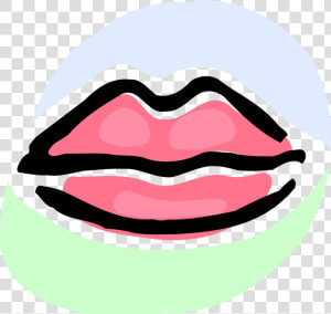 Vector Illustration Of Mouth Lips   Mouth Clipart  HD Png Download