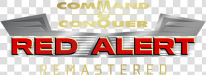 Cc Redalert Remastered Logo   Command And Conquer Red Alert Remastered Logo  HD Png Download