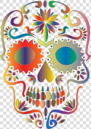 Girly Clipart Sugar Skull   Sugar Skulls Clip Art  HD Png Download