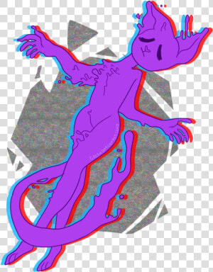 Clip Art Illustration Legendary Creature Pink M   Trippy Character Transparent  HD Png Download