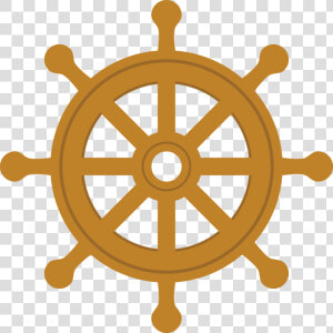 Lighthouse Clipart Life Preserver   Ship Steering Wheel Silhouette  HD Png Download