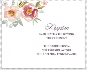 Reception Card Faded Blooms   Garden Roses  HD Png Download