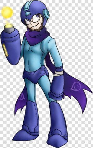 Pretty Rough Drawing Of Rythian As Megaman After Catching   Cartoon  HD Png Download