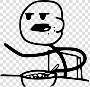 Cereal Guy Png Hd   Cereal Guy Meme Template  Transparent Png