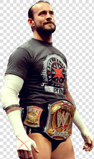 Cm Punk Png   Cm Punk Wwe Champion Pnf  Transparent Png