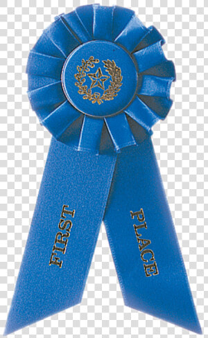 1st Place Blue Rosette Ribbon   Ribbon Medals  HD Png Download