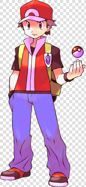 Red Pokemon Png   Pokemon Red Game Character  Transparent Png