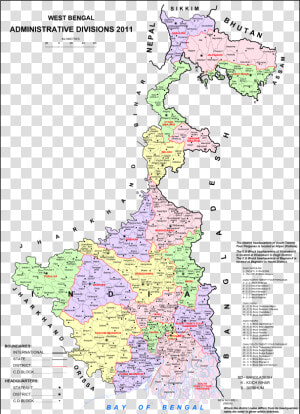 Hd Map Of West Bengal  HD Png Download