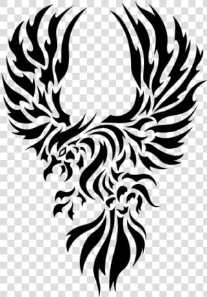 Eagle Silhouette Tattoo Designs Photo   Philippine Eagle Tattoo Designs  HD Png Download