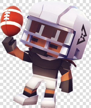 Marshawn Lynch Blocky Football Messages Sticker 5   Blocky Football Helmet  HD Png Download