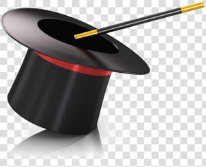 Magic Hat Png   Magician Hat And Stick  Transparent Png