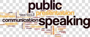 Public Speaking Art1   Public Speaking Word Cloud  HD Png Download