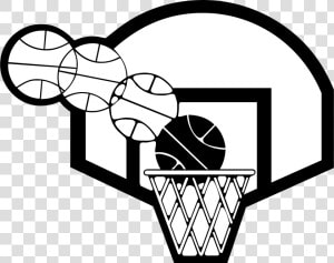 Svg Black And White Download Basketball Backboard Clipart   Basketball Black And White Png  Transparent Png