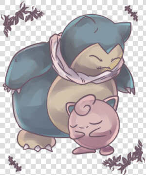 Pokemon Snorlax Y Jigglypuff  HD Png Download