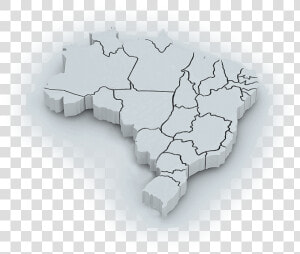 Mapa Do Brasil   Mapa Do Brasil 3d  HD Png Download