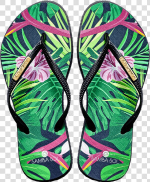 Bikini On Demand Class   Tropical Flip Flop Design  HD Png Download