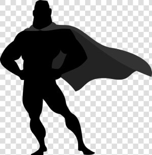 Superman Silhouette Superhero Angular   Super Hero Silhouette Png  Transparent Png