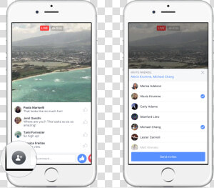 Live Invite Friends Ios   Invite Friends On Facebook Live  HD Png Download