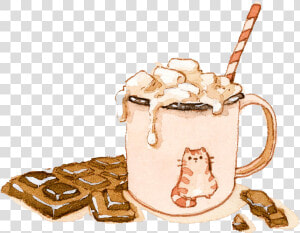 Hot Chocolate   Transparent Cartoons   Illustration  HD Png Download