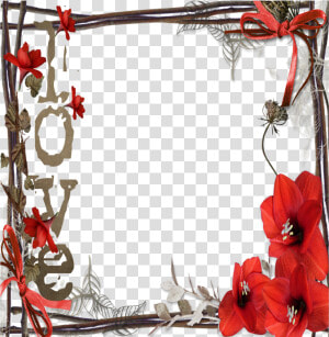  mq  red  love  frame  frames  border  borders   Picture Frame  HD Png Download