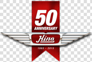 Hino Trucks 50th Anniversary Logo Xavier Advertising  HD Png Download