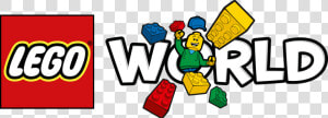 Clip Art Lego Logo Clip Art   Lego World Logo Png  Transparent Png