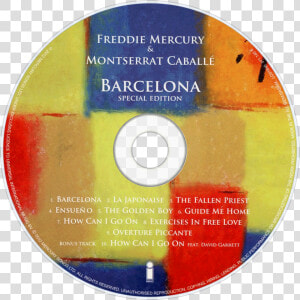 Freddie Mercury Barcelona Cd Disc Image   Png Download   Barcelona Freddie Mercury Cd  Transparent Png