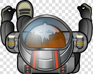 Cosmonaut  Space  Suit  Helmet  Cartoon  Astronaut   Top Down Character Png  Transparent Png