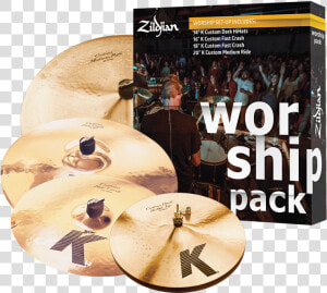 Zildjian K Custom Series Cymbal Set Worship   Zildjian Worship Cymbal Pack  HD Png Download