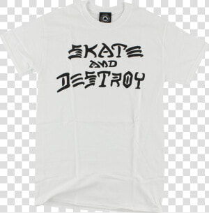 Thrasher Skate And Destroy T shirt   Jessii Vee Symbol  HD Png Download