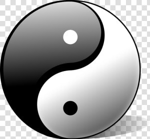 Tai Chu Yin Yang   Black And White Ball Meaning  HD Png Download