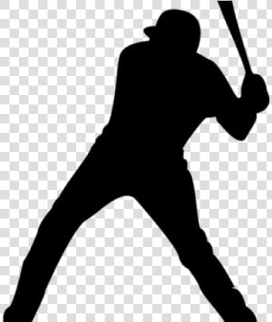 Baseball Png Transparent Images   Transparent Baseball Batter Silhouette  Png Download