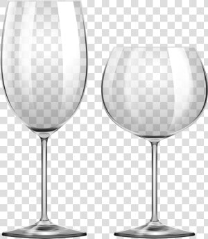 Wine Glass Template   Champagne Stemware  HD Png Download