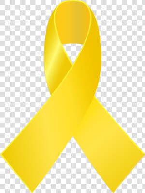 Yellow Awareness Ribbon Png Clip Art   Yellow Awareness Ribbons Png  Transparent Png