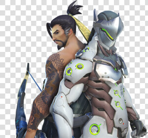 Overwatch Genji And Hanzo Png  Transparent Png