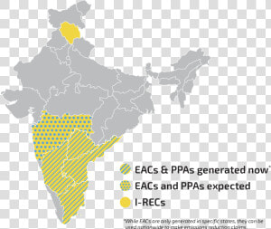 Jammu And Kashmir Outline Political Map  HD Png Download