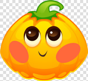 Halloween Pumpkins Emoji Messages Sticker 2   Pumpkin Halloween Cartoon  HD Png Download