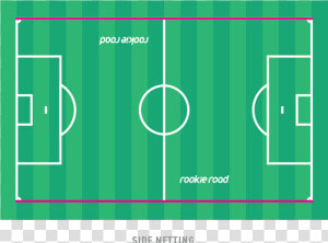 Soccer Side Netting   Soccer Field  HD Png Download