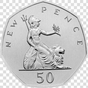 50p Fifty Pence Coin  HD Png Download