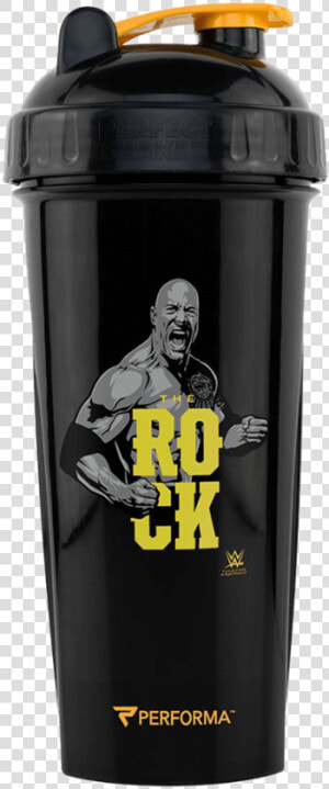 Perfect Shaker Wwe Series Shaker 800ml   The Rock At   Rock Performa Shaker  HD Png Download