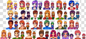 Stardew Valley Sprite Png   Stardew Valley Characters Mod  Transparent Png