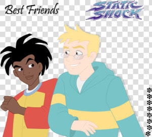 View Samegoogleiqdbsaucenao Best Friends By Kodretta daeebpk   Static Shock  HD Png Download