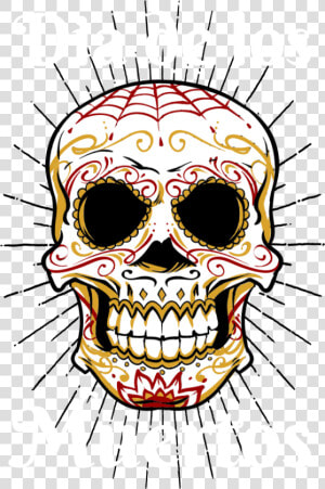 Mouth Designs Dios De Los Muertos  HD Png Download