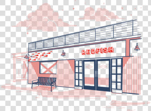 Redfish Storefront Sn 2   Illustration  HD Png Download