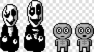 Undertale Pixel Gaster Follor  HD Png Download